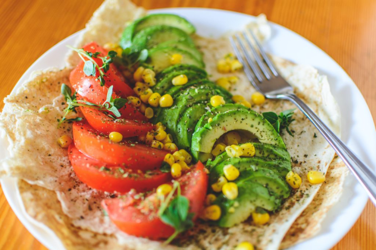 CHOPPED VEGETABLE SALAD + GARLIC DRESSING